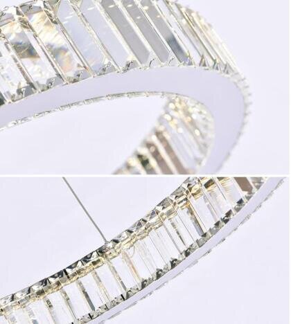 Candelabru LED 32 W Silver Diamond 40, LED inclus, Telecomanda